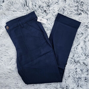 OLD Navy Girl’s Skinny Uniform Chino Pants Navy size 12 PLUS